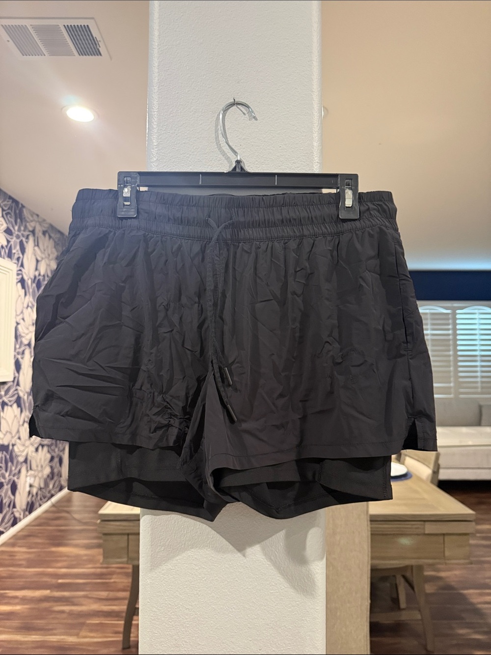 Spyder Women's Black Layered Athletic Shorts